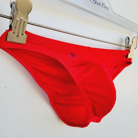 Joe Snyder Shining Enhancement Bikini Brief Red JS01 size medium - Picture 3 of 11
